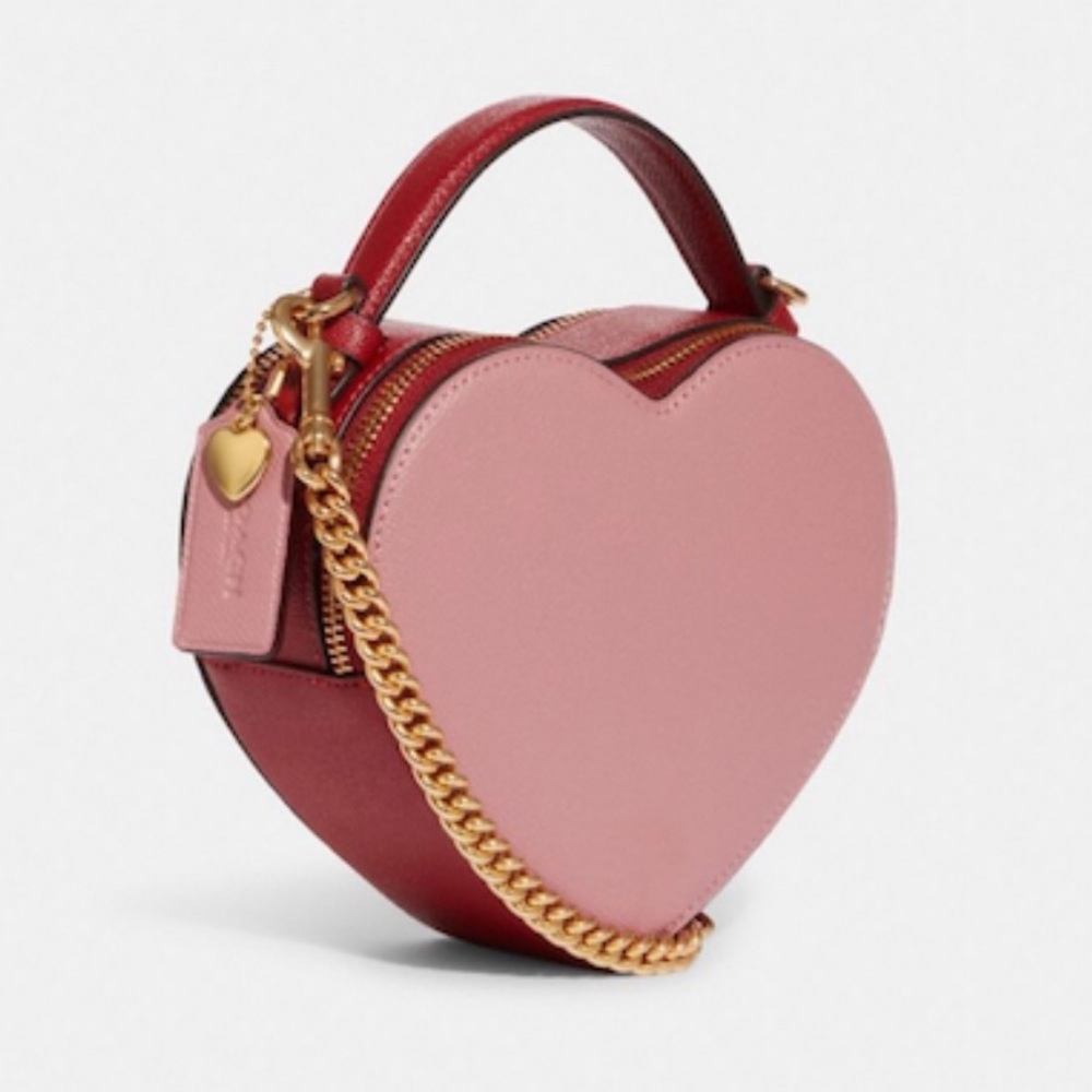 Coach Heart Crossbody In Colorblock - Picture 2 of 6